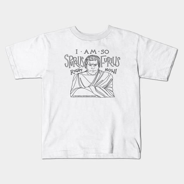 Spurius Furius - Plain Kids T-Shirt by The Partial Historians